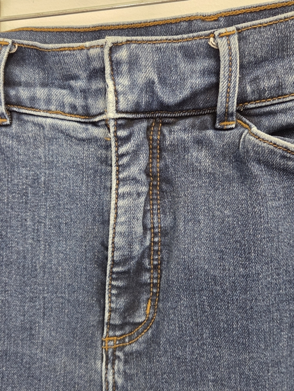 Ann Taylor The Trouser Denim Blue High Rise Jeans Size 4 - Picture 2 of 5